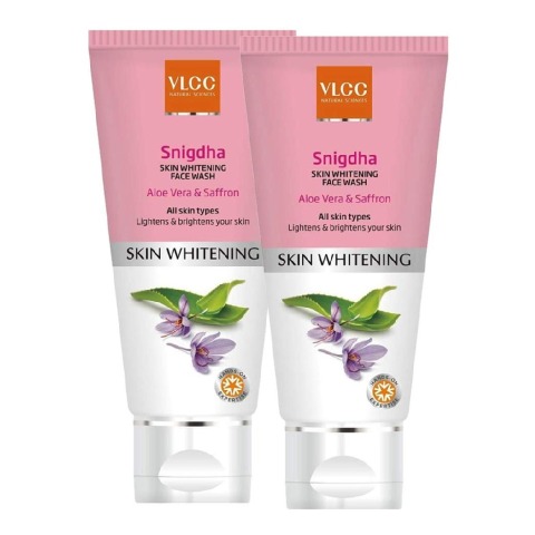 VLCC Snigdha Skin Whitening Face Wash - Pack of 2, 100 ml for All Skin Types VLCC Snigdha Skin Whitening Face Wash - Pack of 2, 100 ml for All Skin Types