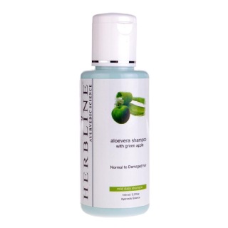 Herbline Aloevera Shampoo, 100 ml for All Hair Types