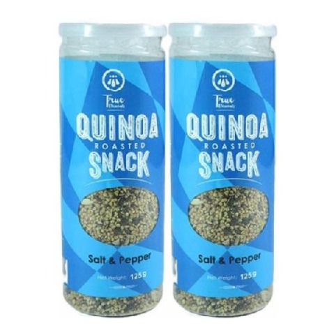 True Elements Quinoa Snack - Pack of 2, Salt & Pepper 0.125 kg True Elements Quinoa Snack - Pack of 2, Salt & Pepper 0.125 kg