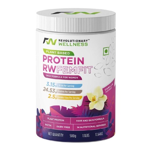 1 - RW Plant Based Protein Femfit,  Vanilla  1.1 lb 