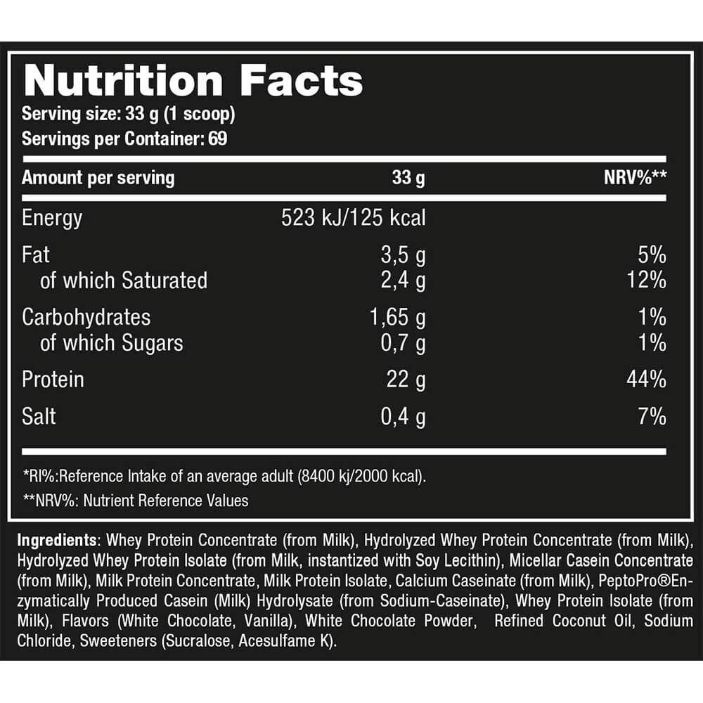 supplement - One Science Nutrition Super 9 - Premium Advance Protein Blend,  5 lb  White Chocolate Vanilla 