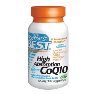 Doctor's Best High Absorption CoQ10 (100mg), 120 capsules