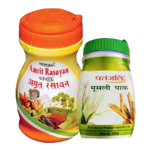 Patanjali Amrit Rasayan + Musli Pak Combo Patanjali Amrit Rasayan + Musli Pak Combo