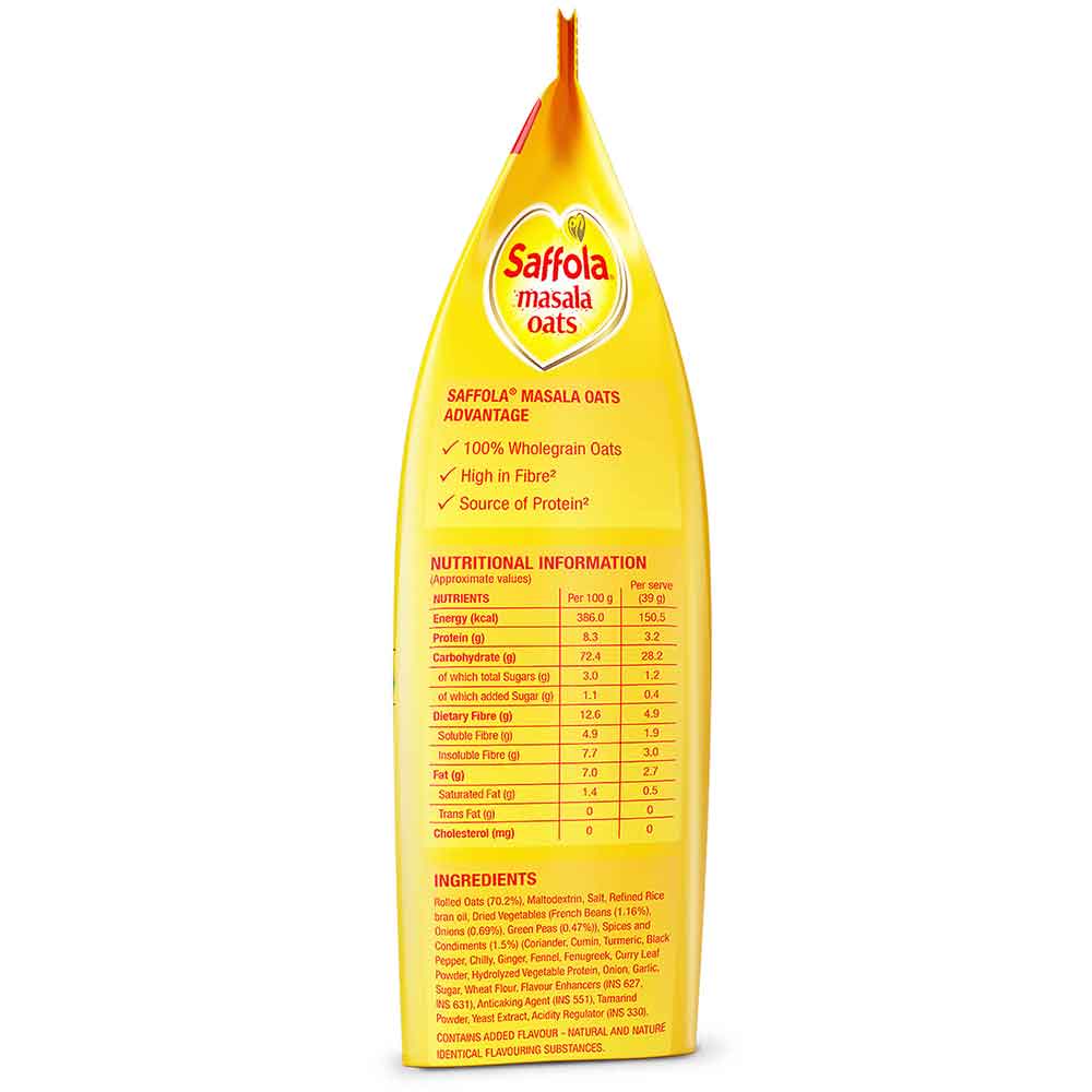 8 - Saffola Masala Oats,  500 g  Curry & Pepper 