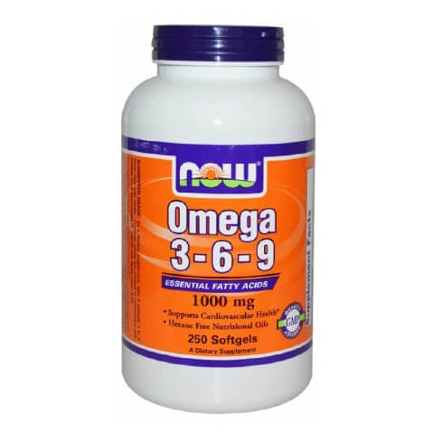 Now Omega 3-6-9 (1000 mg), 250 softgels Now Omega 3-6-9 (1000 mg), 250 softgels