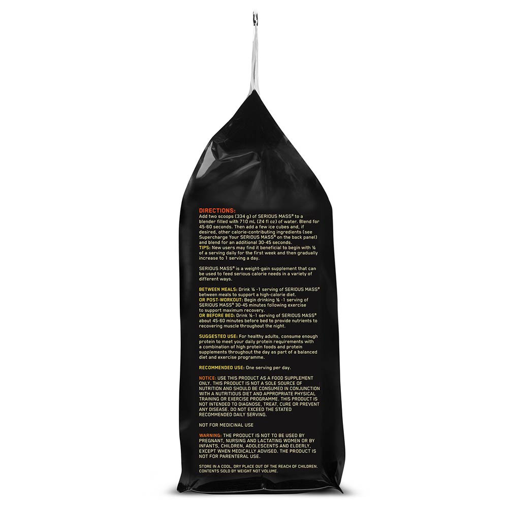 5 - ON (Optimum Nutrition) Serious Mass Weight Gainer Powder,  12 lb  Chocolate 