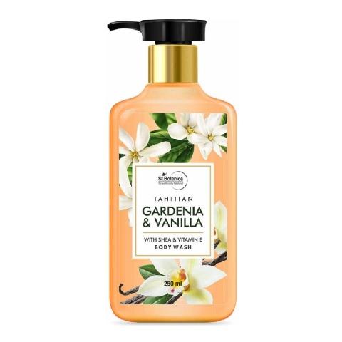 1 - St.Botanica Tahitian Gardenia & Vanilla Body Wash,  250 ml  for All Skin Type 