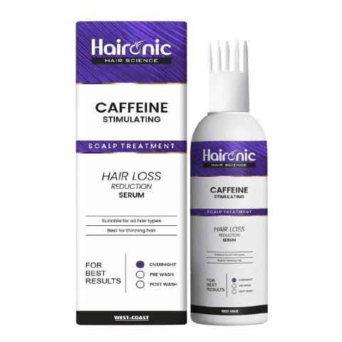 1 - Haironic Caffeine Stimulating Scalp Treatment Hair Loss Serum,  100 ml  Overnight 
