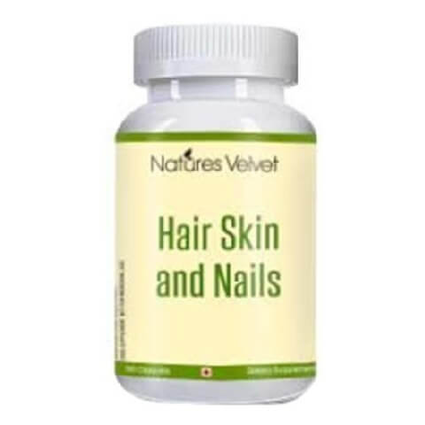 Natures Velvet Hair Skin and Nails, Unflavoured 60 capsules Natures Velvet Hair Skin and Nails, Unflavoured 60 capsules