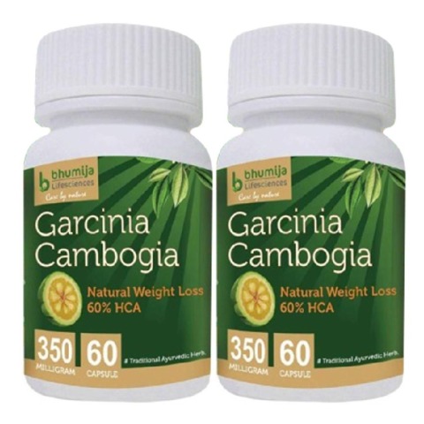 Bhumija Garcinia Cambogia (350 mg) - Pack of 2, 60 capsules Bhumija Garcinia Cambogia (350 mg) - Pack of 2, 60 capsules