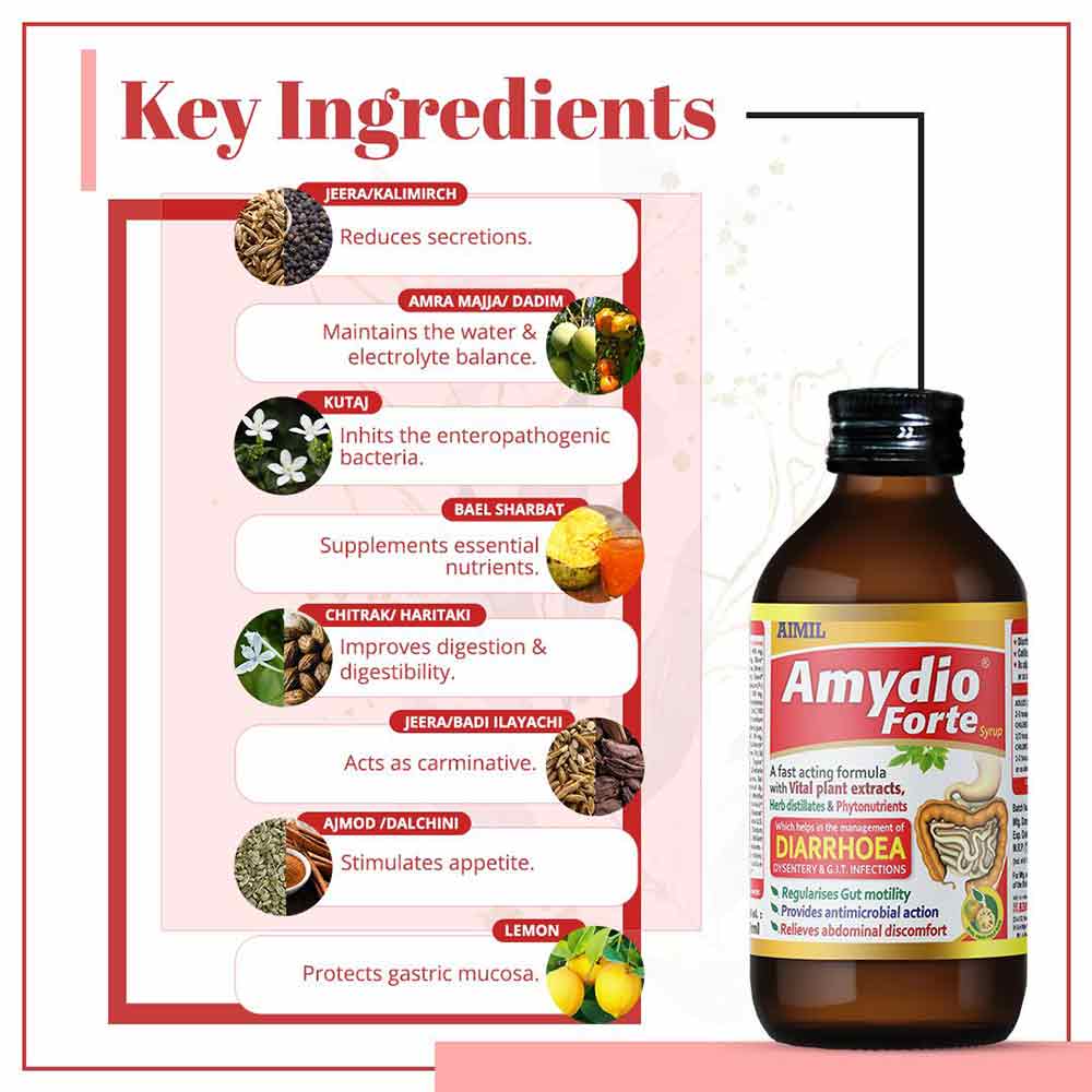 3 - Aimil Amydio Forte Syrup (Pack of 3),  100 ml 