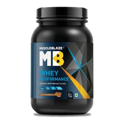 1 - MuscleBlaze Whey Performance (70%) Protein OP,  2.2 lb  Cafe Mocha 