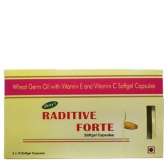 Shrey's Raditive Forte, Unflavoured 30 capsules