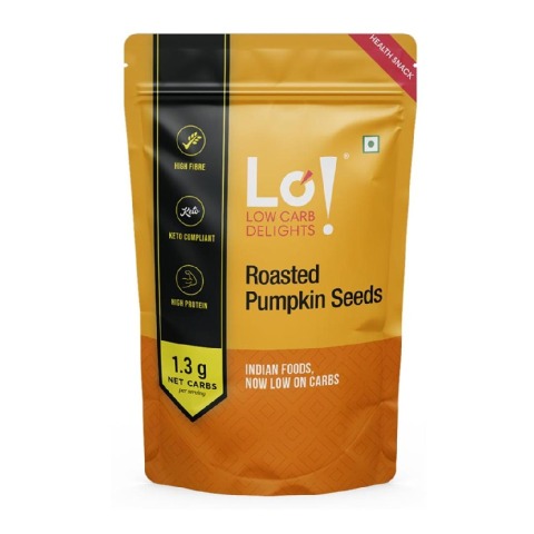 1 - Lo! Foods Roasted Pumpkin Seeds,  Unflavoured  250 g 