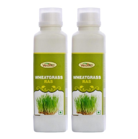 Vedika Wheatgrass Ras - Pack of 2 Natural 0.5 L Vedika Wheatgrass Ras - Pack of 2 Natural 0.5 L