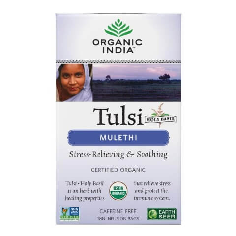 Organic India Certified Tulsi Tea, Mulethi 18 Piece(s)/Pack Organic India Certified Tulsi Tea, Mulethi 18 Piece(s)/Pack