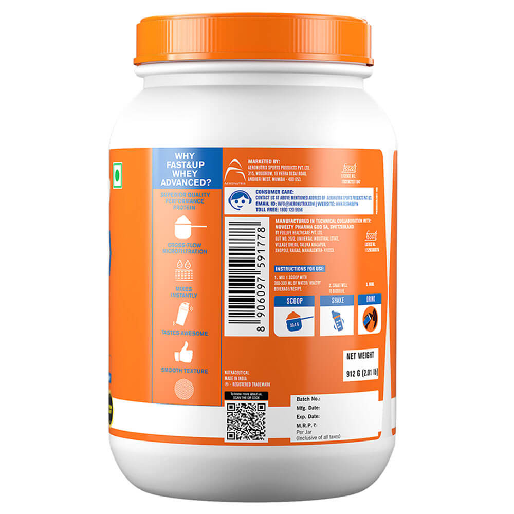 4 - Fast & Up Whey Advanced - Isolate + Hydrolyzed Whey,  2.01 lb  Creamy Coffee 