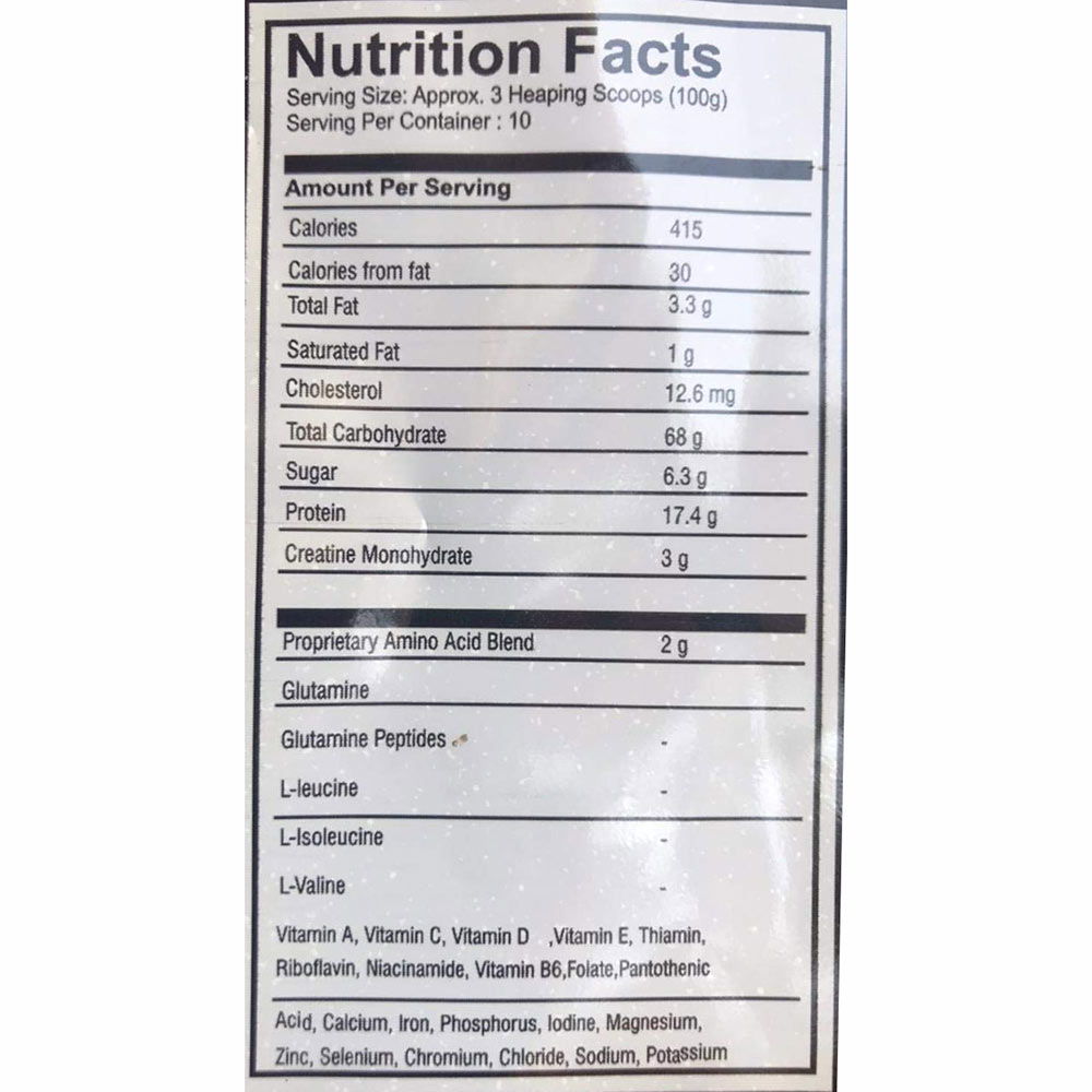 supplement - Nutra Freak Pro Mass Gainer,  2.2 lb  Strawberry 