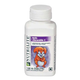 Amway Nutrilite Kids Chweable C, Unflavoured 100 chewable tablet(s)