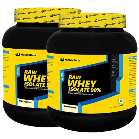 MuscleBlaze Raw Whey Isolate - Pack of 2 MuscleBlaze Raw Whey Isolate - Pack of 2