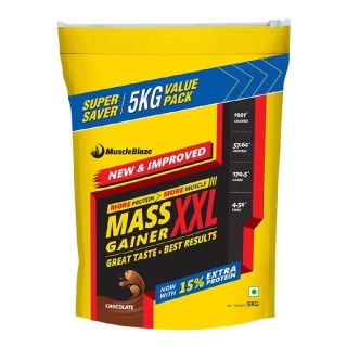 MuscleBlaze Mass Gainer XXL SPL, Chocolate(5 Kg) 11 lb
