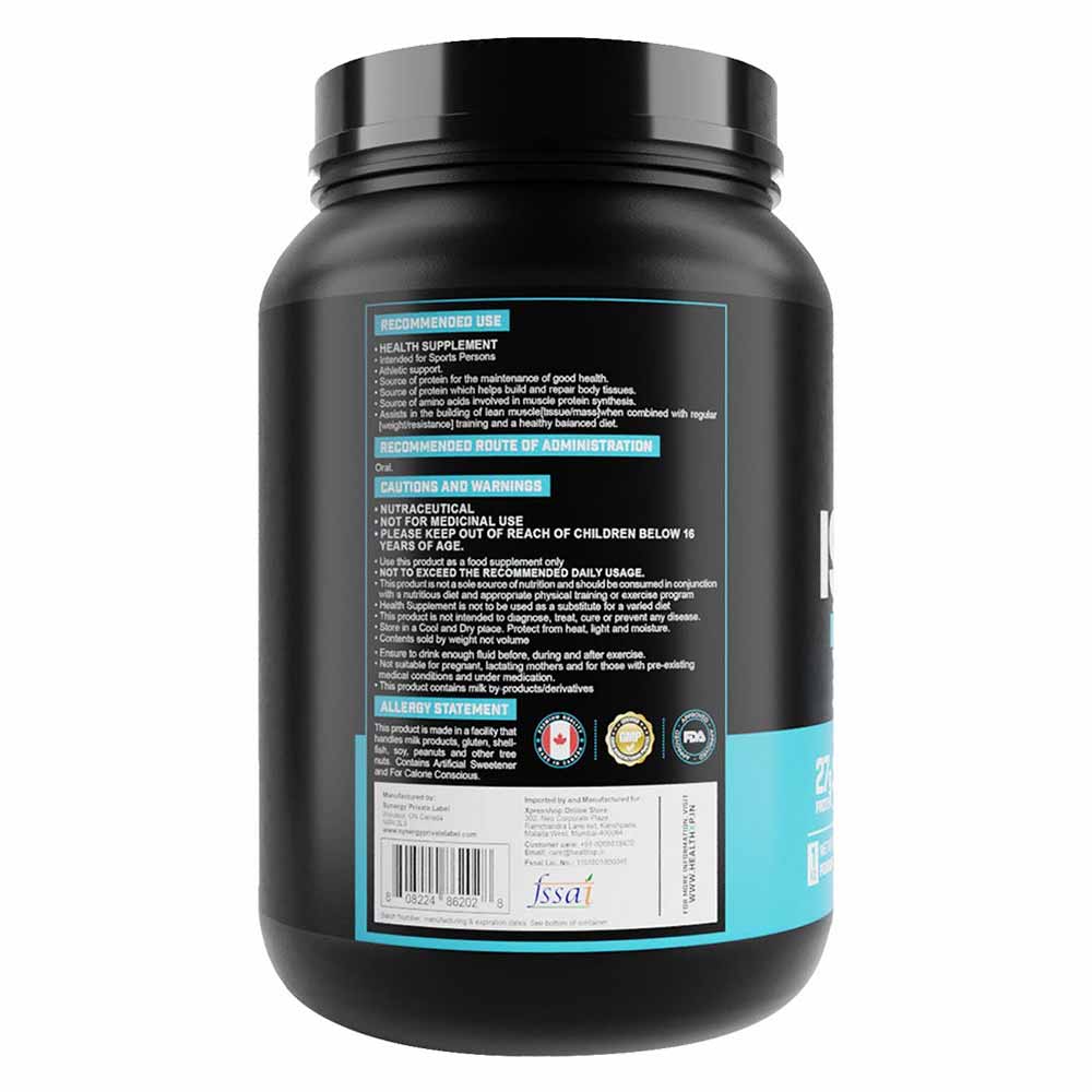 2 - HealthXP Isofit Whey Protein Isolate,  2.2 lb  Chocolate Peanut Butter 