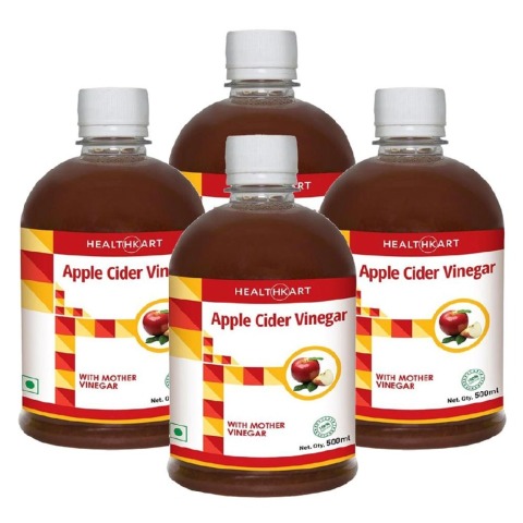 HealthKart Apple Cider Vinegar - Pack Of 4 HealthKart Apple Cider Vinegar - Pack Of 4