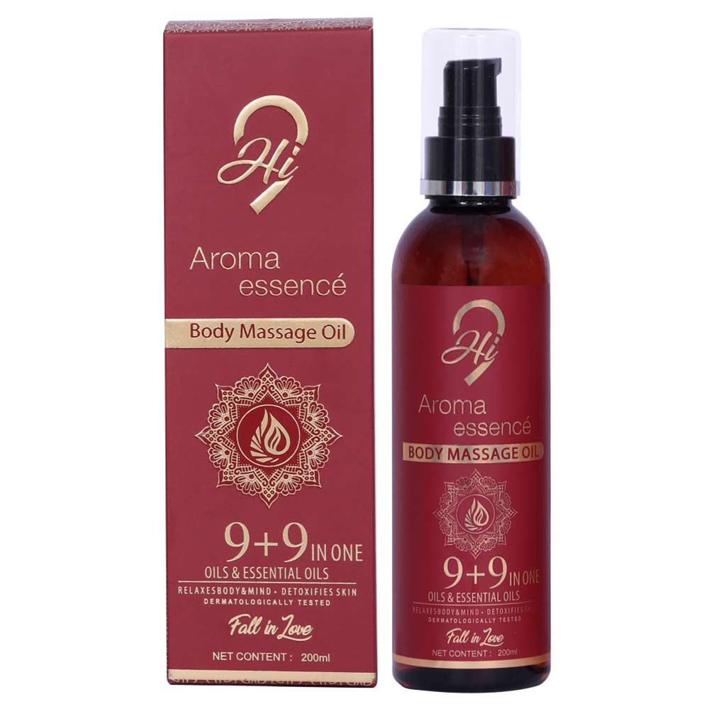 1 - Hi9 Aroma Essence Body Massage Oil,  200 ml  Relaxes Body & Mind 