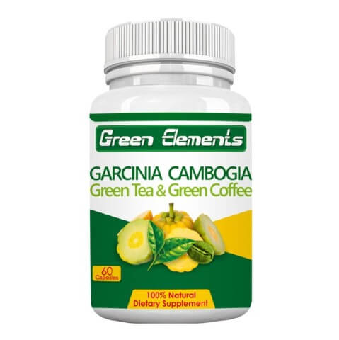 Green Elements Garcinia Cambogia with Green Tea & Green Coffee,  60 capsules 