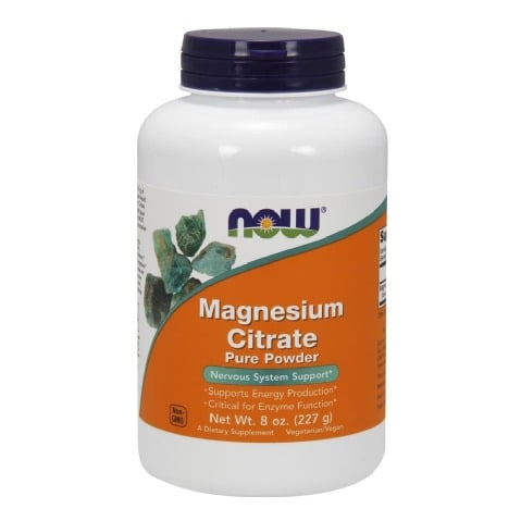 Now Magnesium Citrate,  Unflavoured  8 oz 