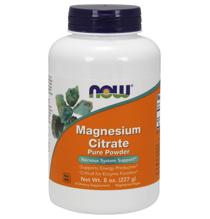 Now Magnesium Citrate,  Unflavoured  8 oz 