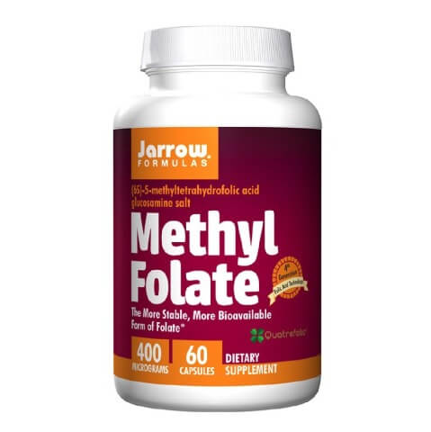 Jarrow Formulas Methyl Folate 400 mcg,  Unflavoured  60 capsules 