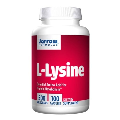 Jarrow Formulas L-Lysine 500 mg,  100 capsules 