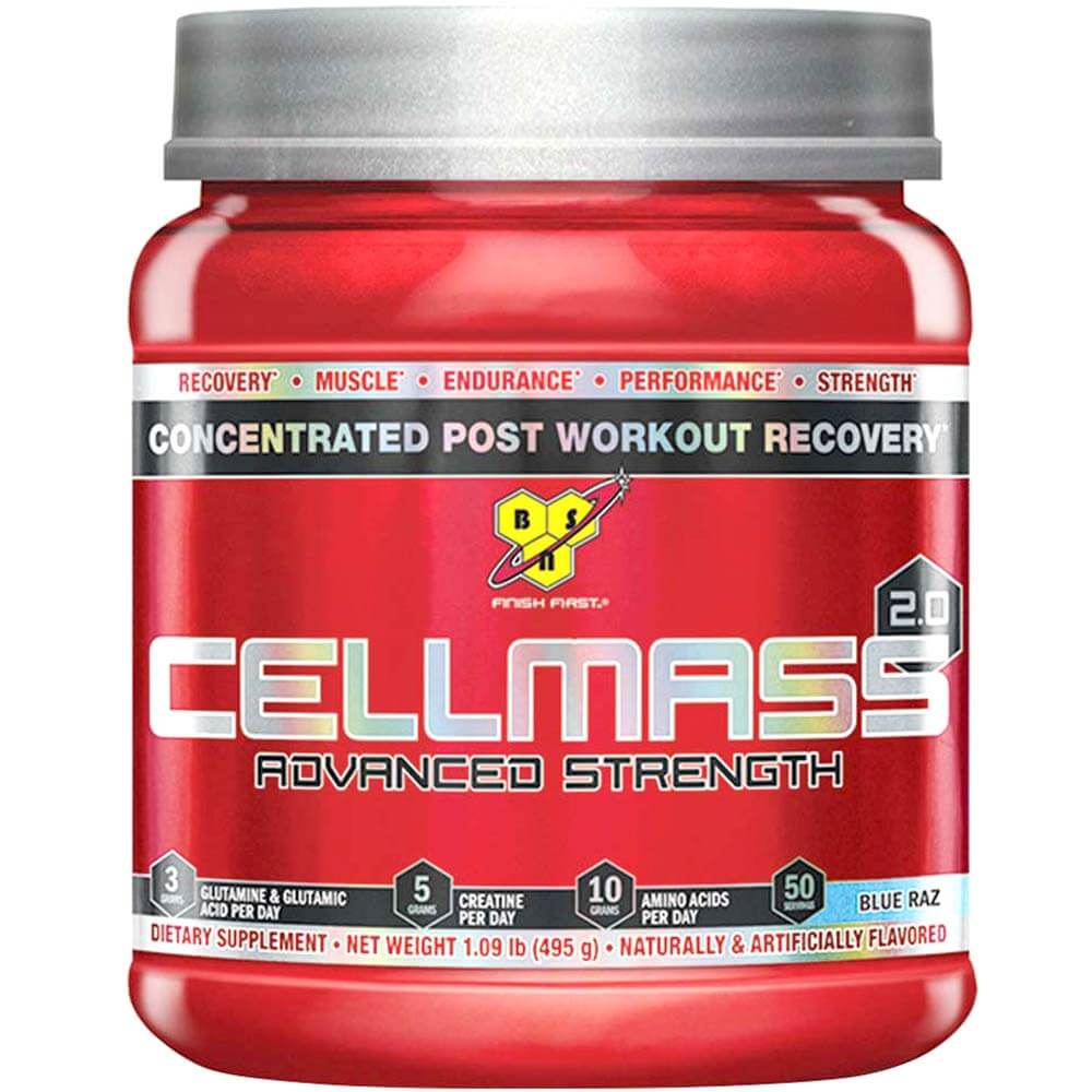 BSN CellMass,  Blue Raz  1.09 lb 