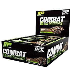 MusclePharm Combat Crunch, 12 Piece(s)/Pack Chocolate Cake MusclePharm Combat Crunch, 12 Piece(s)/Pack Chocolate Cake