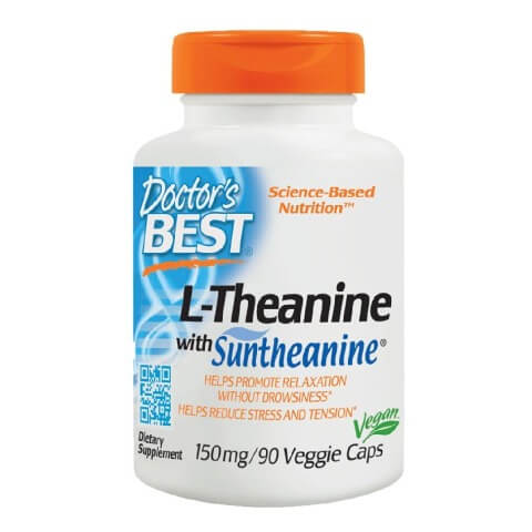 Doctor's Best Suntheanine L-Theanine 150 mg,  90 veggie capsule(s) 