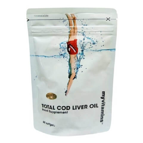 Myvitamins Total Cod Liver Oil, 60 softgels Myvitamins Total Cod Liver Oil, 60 softgels