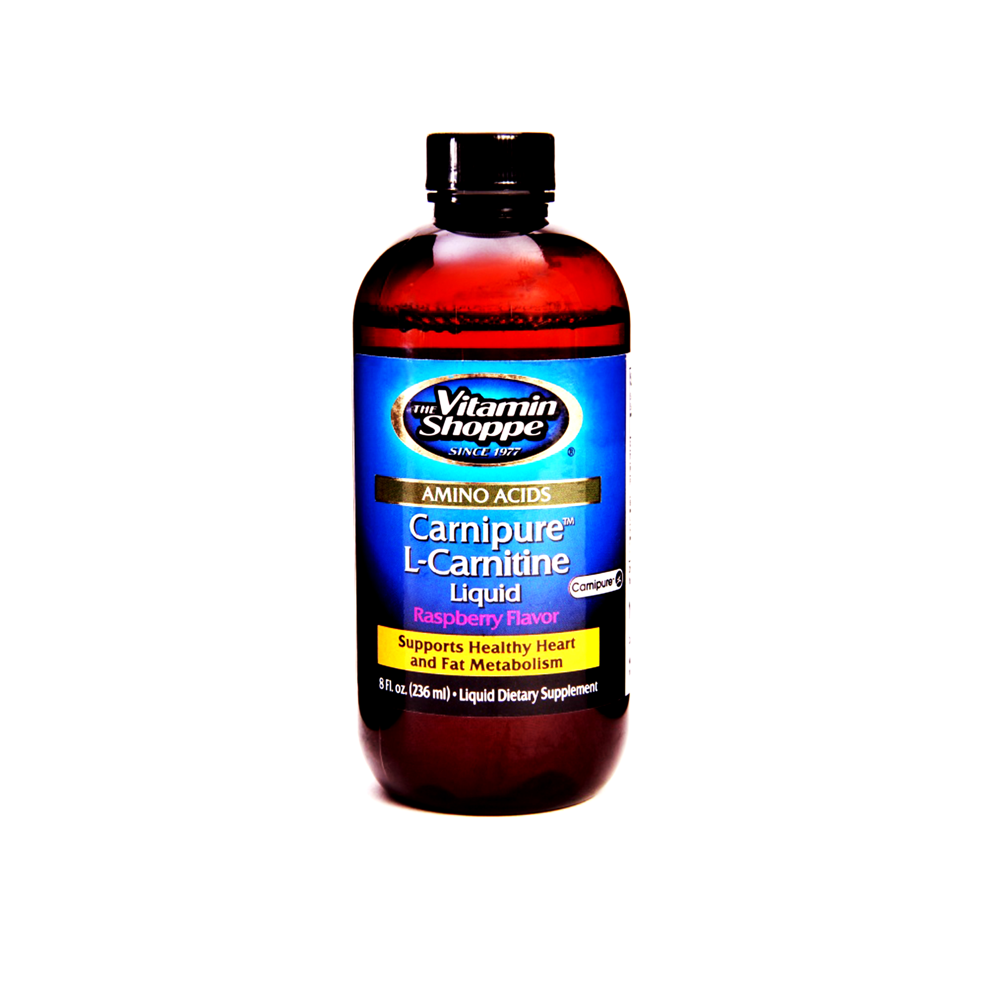 The Vitamin Shoppe Carnipure L-Carnitine Liquid,  236 ml  Raspberry 