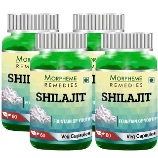 Morpheme Remedies Shilajit (500 mg), 4 Piece(s)/Pack