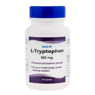 Healthvit L- Tryptophane 500mg, 60 capsules