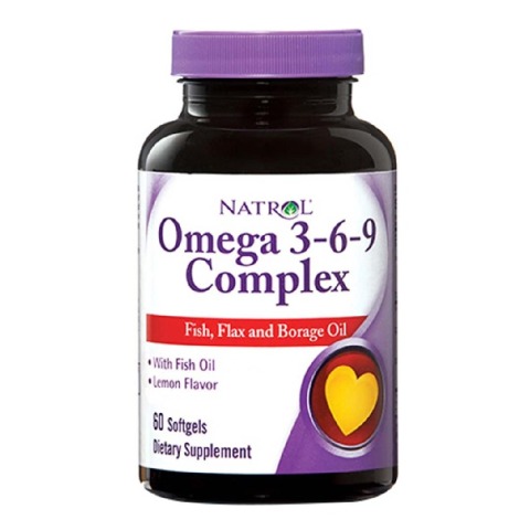 Natrol Omega 3-6-9 Complex,  90 softgels 