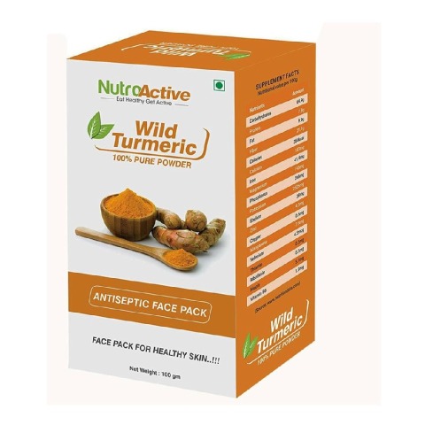 NutroActive Wild Turmeric Powder Face Pack,  100 g  for All Skin Type 