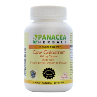 Panacea Herbals Cow Colostrum (400 mg), 60 capsules