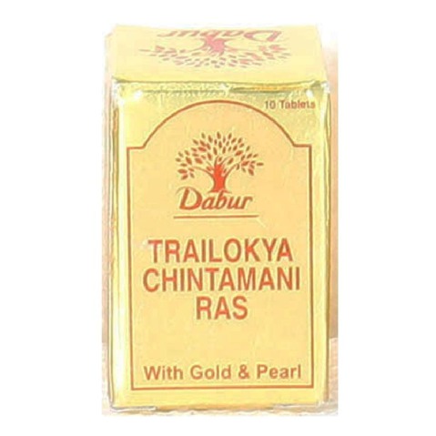 Dabur Trailokya Chintamani Ras,  10 tablet(s) 