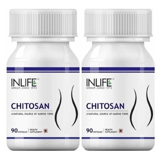 INLIFE Chitosan (Pack of 2), 90 capsules