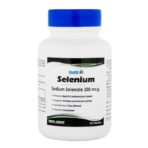 Healthvit Selenium 200mcg, 60 capsules