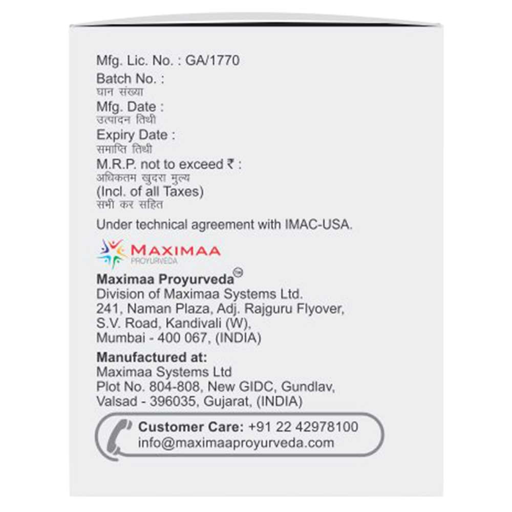 Maximaa Proyurveda Sedia,  100 capsules 