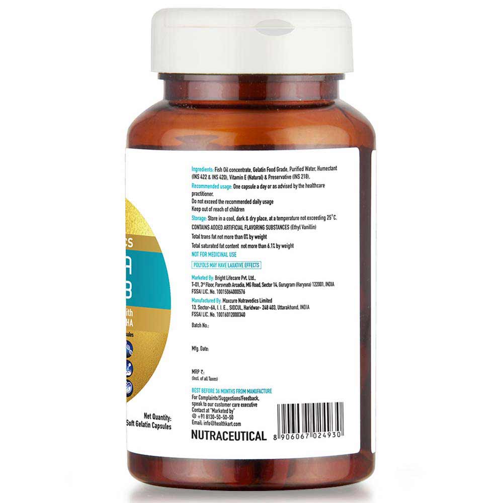 HealthKart Ultra Omega 3 & MuscleTech NitroTech Performance Series Combo
