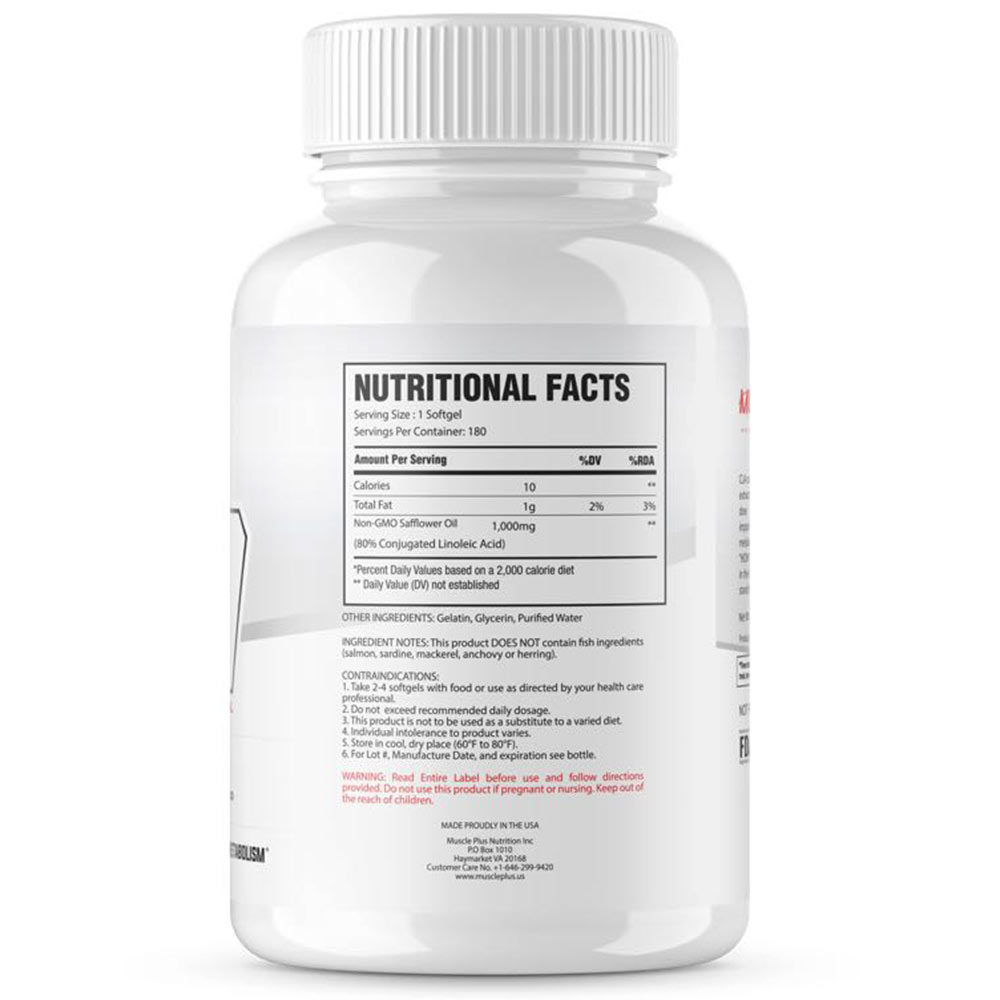 Muscle Plus CLA,  180 softgels 