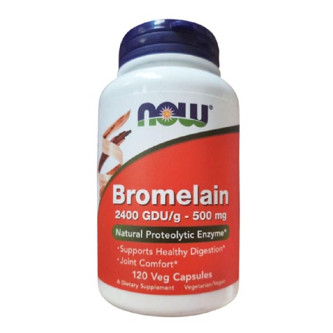 Now Bromelain (500mg),  120 veggie capsule(s) 